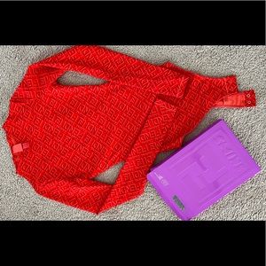 Fendi x SKIMS Mock Neck Long Sleeve Bodysuit. Color Georgia